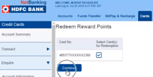 how to claim hdfc credit card reward points