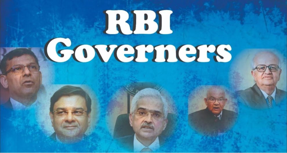 Governor Of RBI Of India List