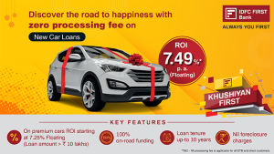 idfc car loan interest rate