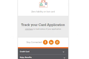 BOB Credit Card Application Status