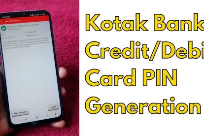 Kotak Bank Credit Card PIN Generation