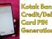 Kotak Bank Credit Card PIN Generation