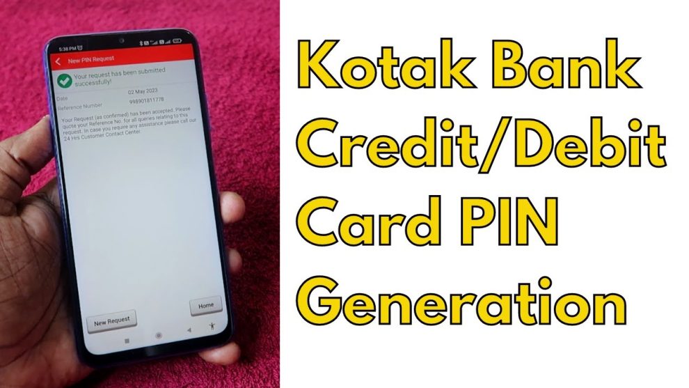 Kotak Bank Credit Card PIN Generation