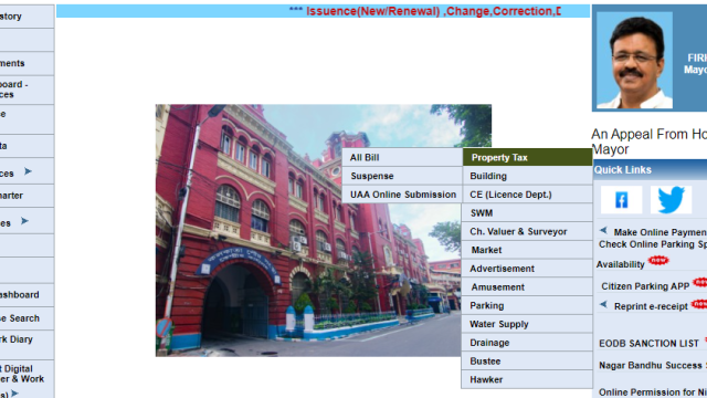 kmc property tax online payment