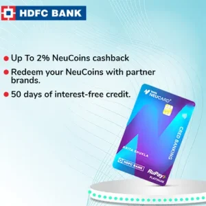HDFC Tata Neu Credit Card Reward Benefits