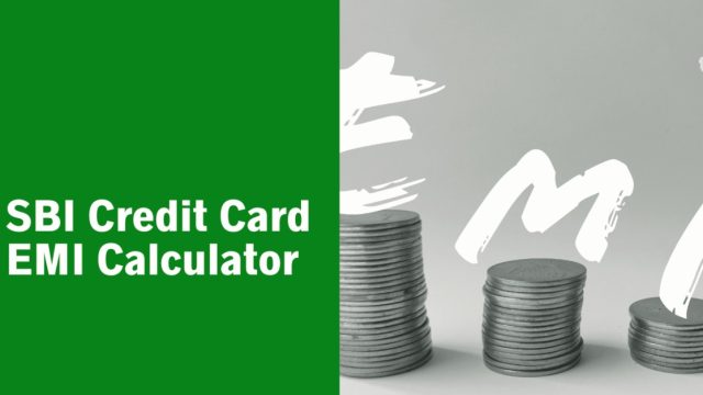 SBI Credit Card EMI Calculator