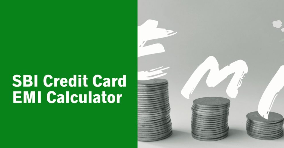 SBI Credit Card EMI Calculator