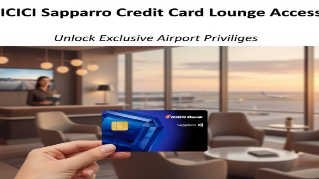 ICICI Sapphiro Credit Card Lounge Access